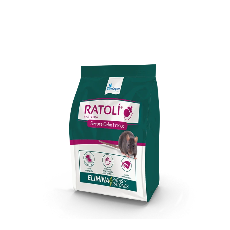 BIOPLAGEN RATOLI SECURE RATICIDA CEBO FRESCO 150 GR