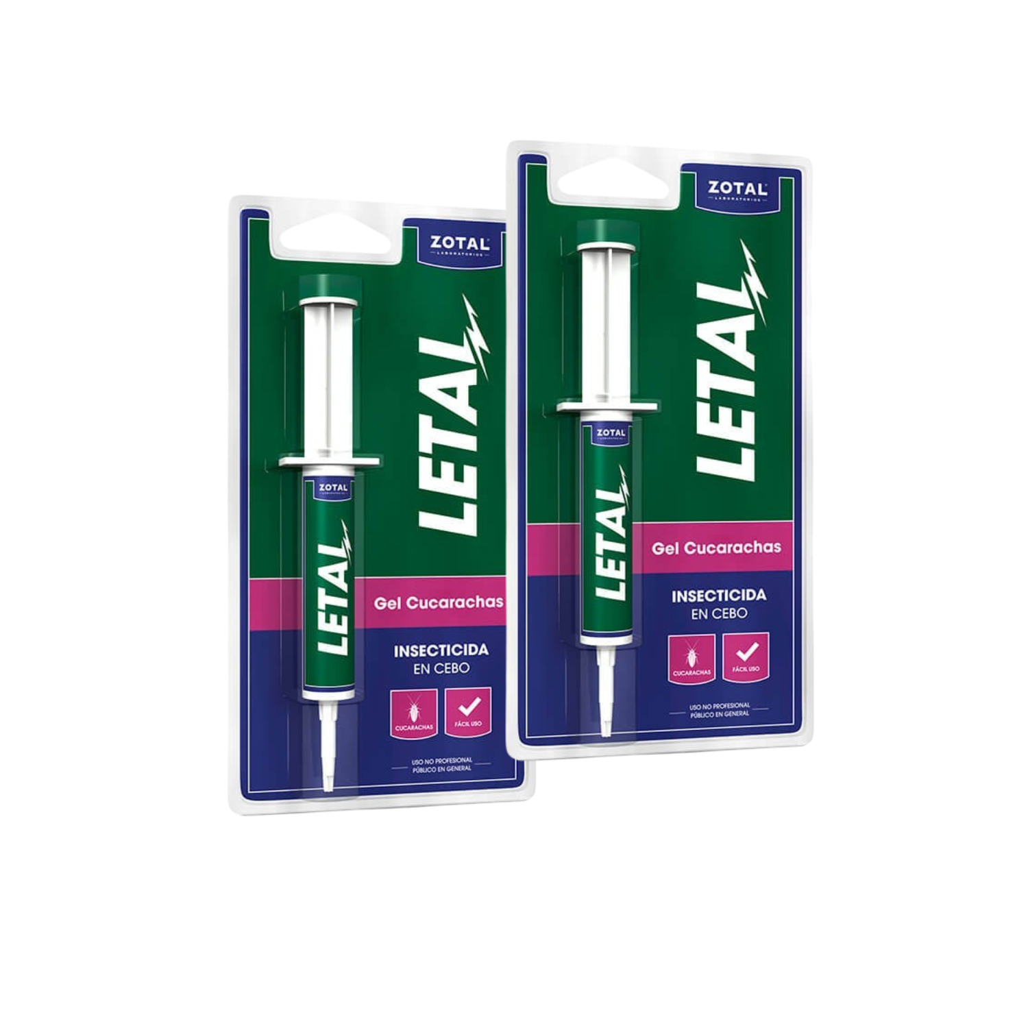 Pack Letal Insecticida Gel Para Cucarachas 10 g 2 Uds