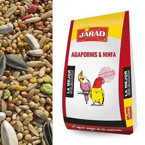 JARAD AGAPORNIS Y NINFAS La Mejor Seleccion 25 KG
