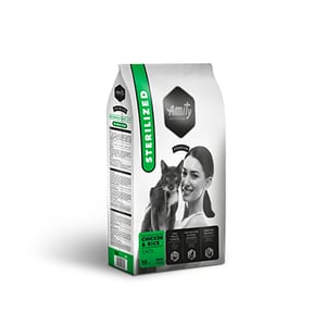 AMITY PREMIUM CHICKEN & RICE CATS STERILIZED 10 KGS