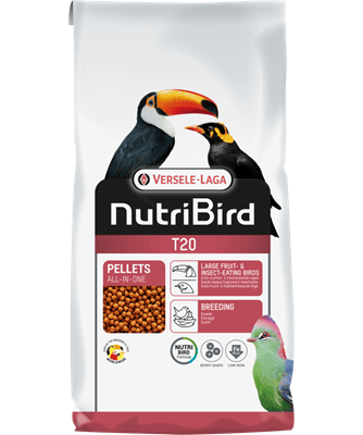 Nutribird T20 | Alimento de Cría para Tucanes, Turacos y Otras Aves Frugívoras 10 kg