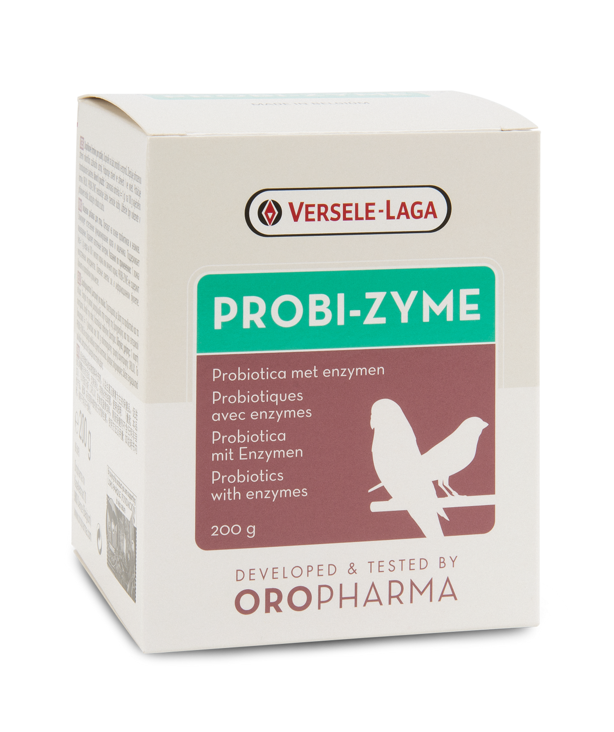 Versele Laga Probi-Zyme Complemento Alimenticio Que Favorece El Cultivo Y La Flora Intestinal De Los Pájaros 200 Gr