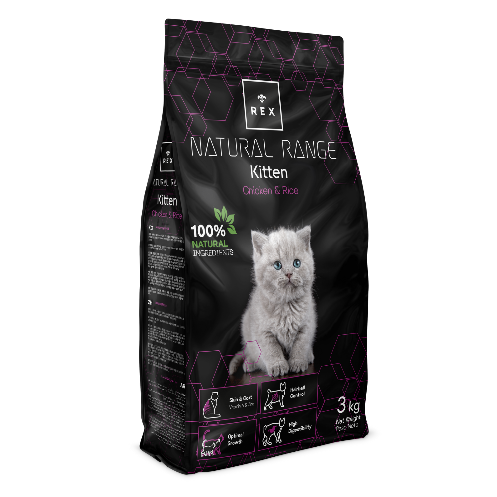 Rex Natural Range Kittens Pollo y Arroz para Gatos 3 kg