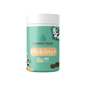 Mobility+ Snack con CBD para Mascotas | Cuidado Articular Natural – Candid Tails 150 g