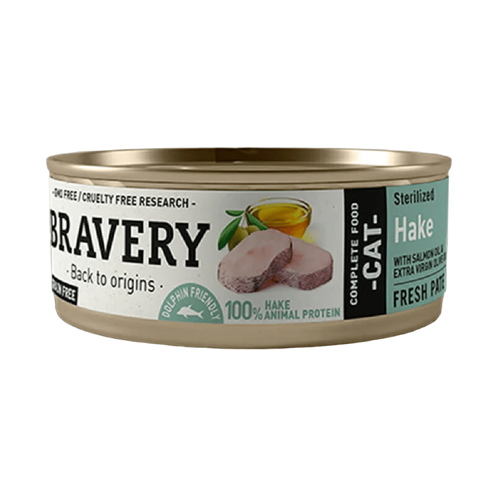 LATA BRAVERY STERILIZED CAT HAKE 70 GR
