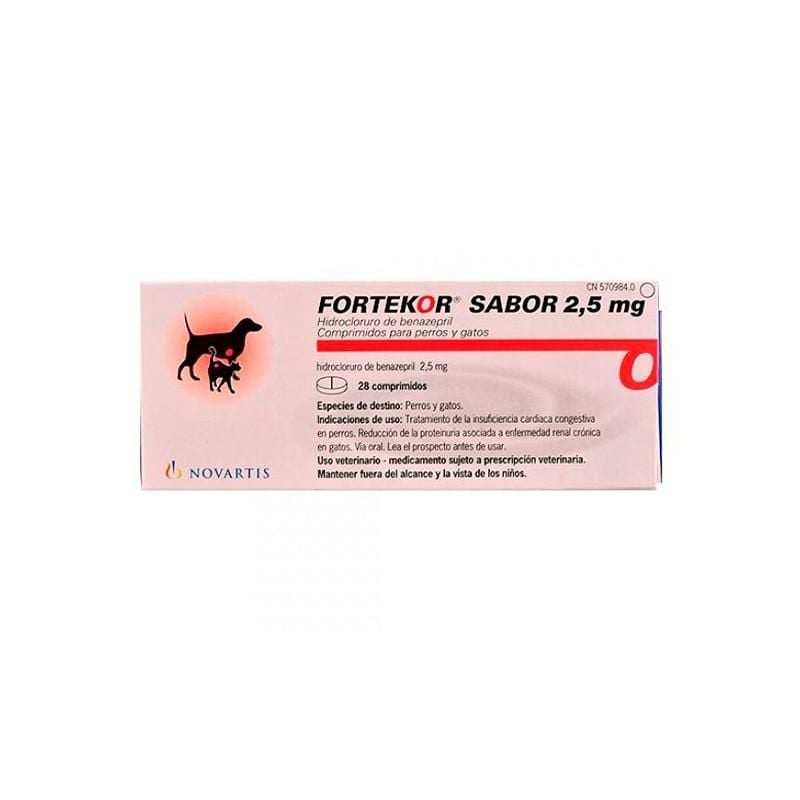 FORTEKOR SABOR 2,5 MG 28 COMPRIMIDOS