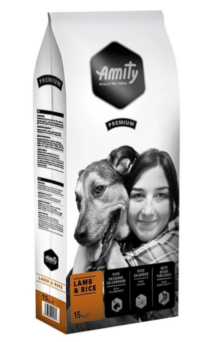 AMITY PREMIUM LAMB & RICE 15 KGS