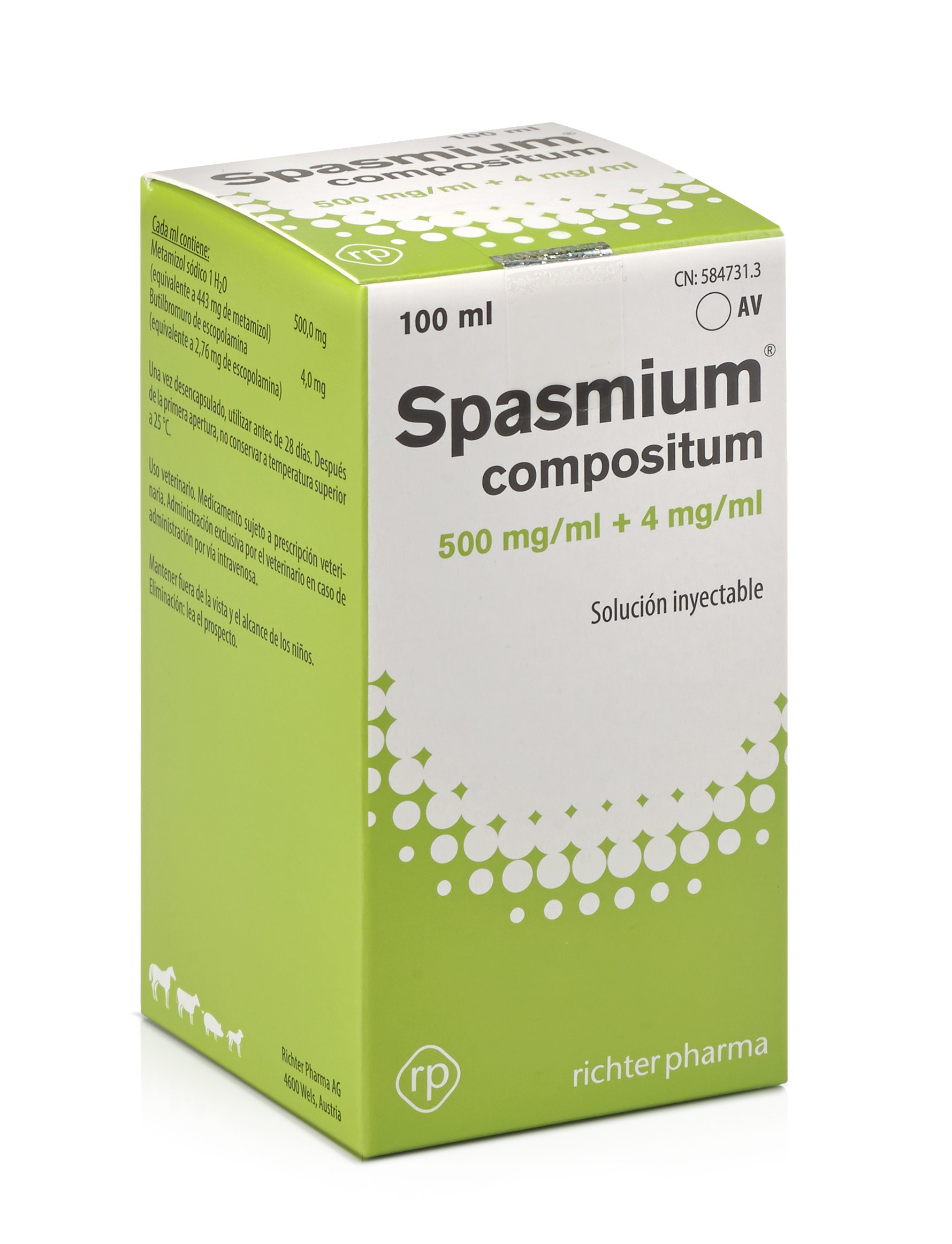 SPASMIUM COMPOSITUM 500 MG/ML SI 100 ML