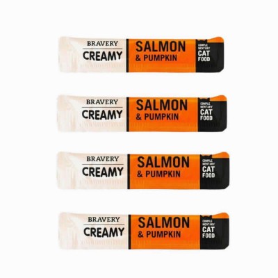 BRAVERY CREMA SALMON & PUMPKIN (4 sticks)