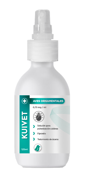 KUIVET Aves Ornamentales 0,75 mg/ml 125 ml – Antiinflamatorio Oral Para Pájaros