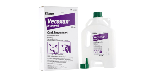 VECOXAN® es una suspensión oral para la prevención de coccidiosis en terneros y corderos, de Elanco Animal Health