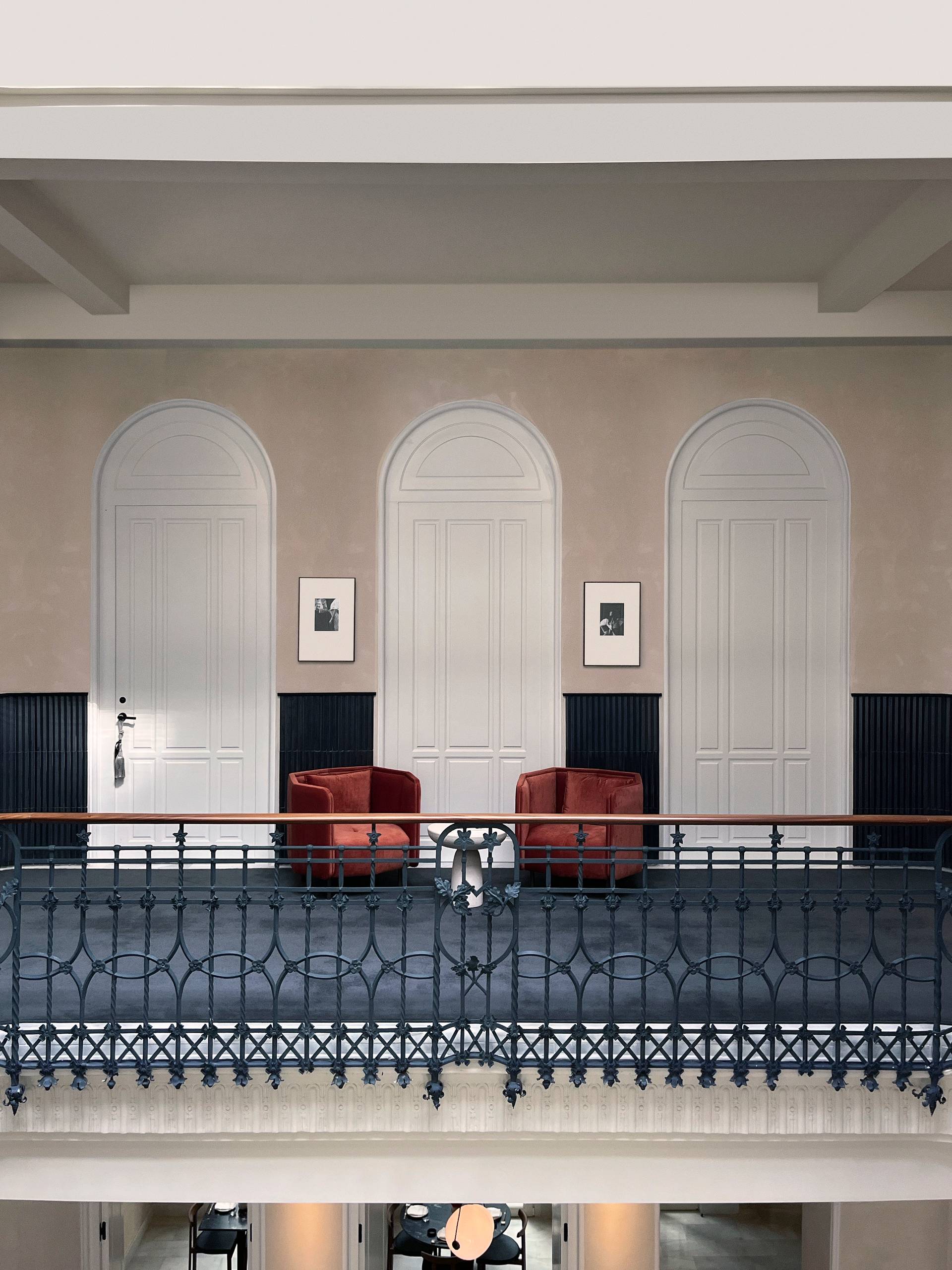 Pasillo del Hotel Mercer Plaza Sevilla