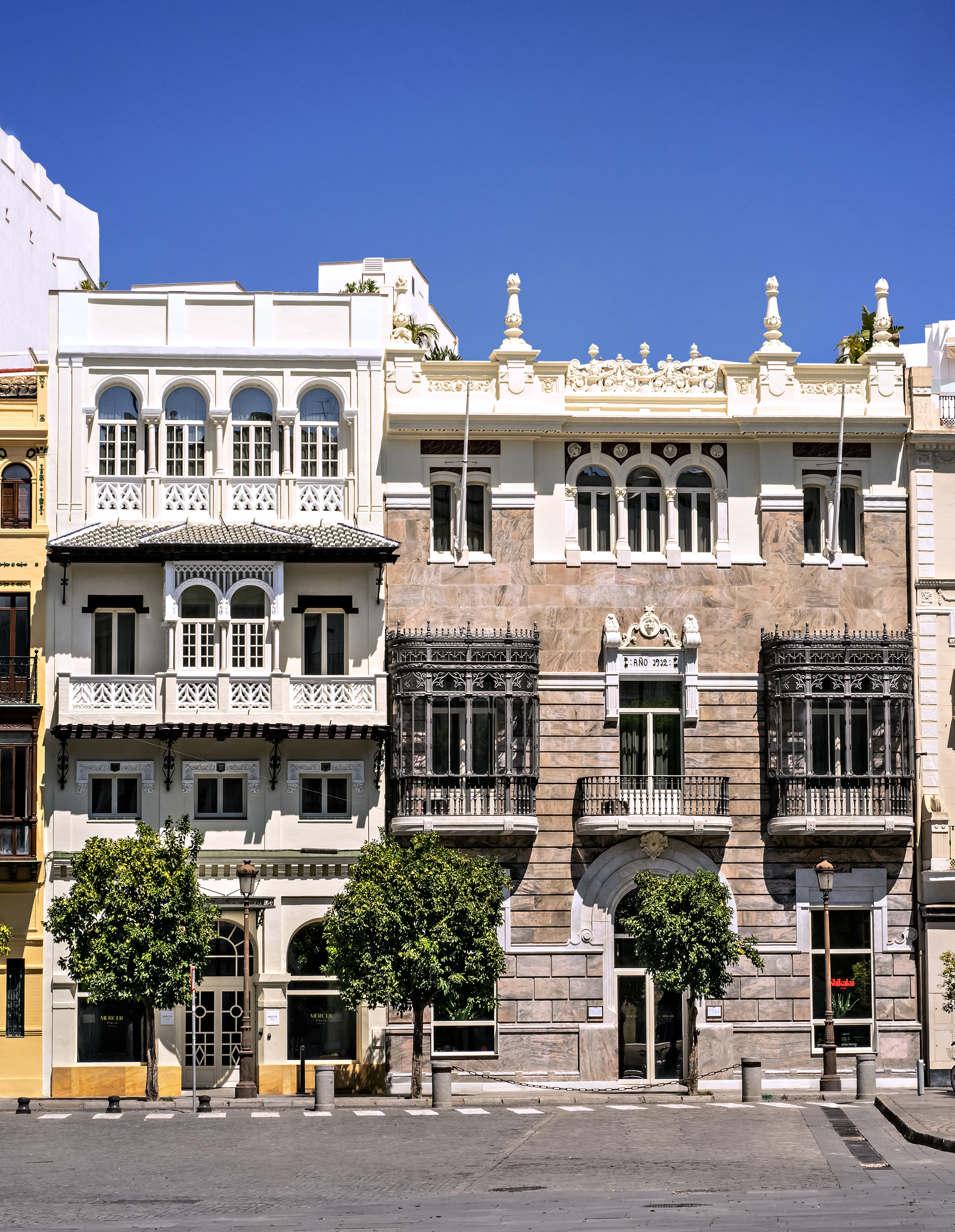 Fachada del Hotel Mercer Plaza Sevilla
