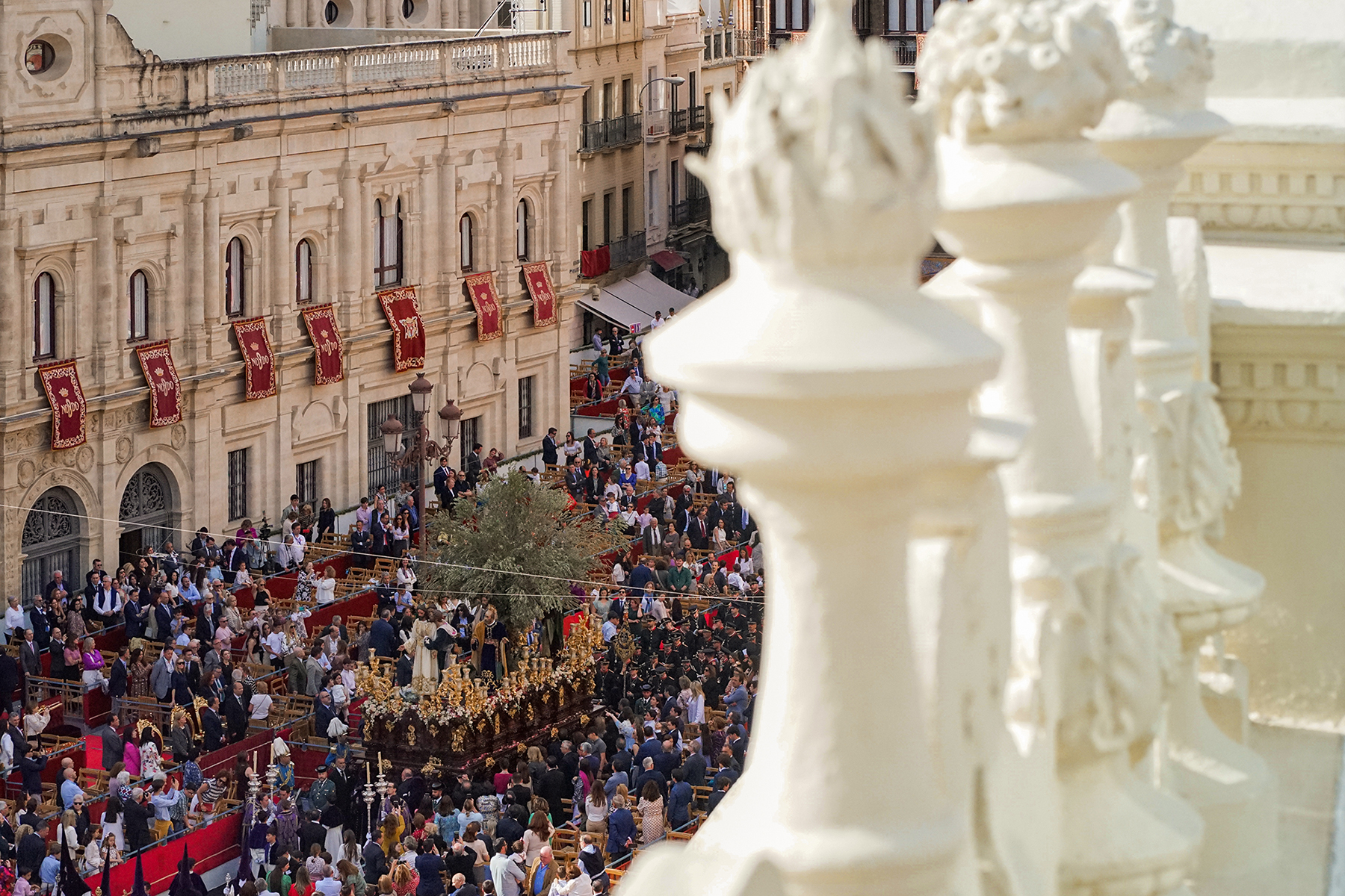 En première ligne de la 'Semana Santa'