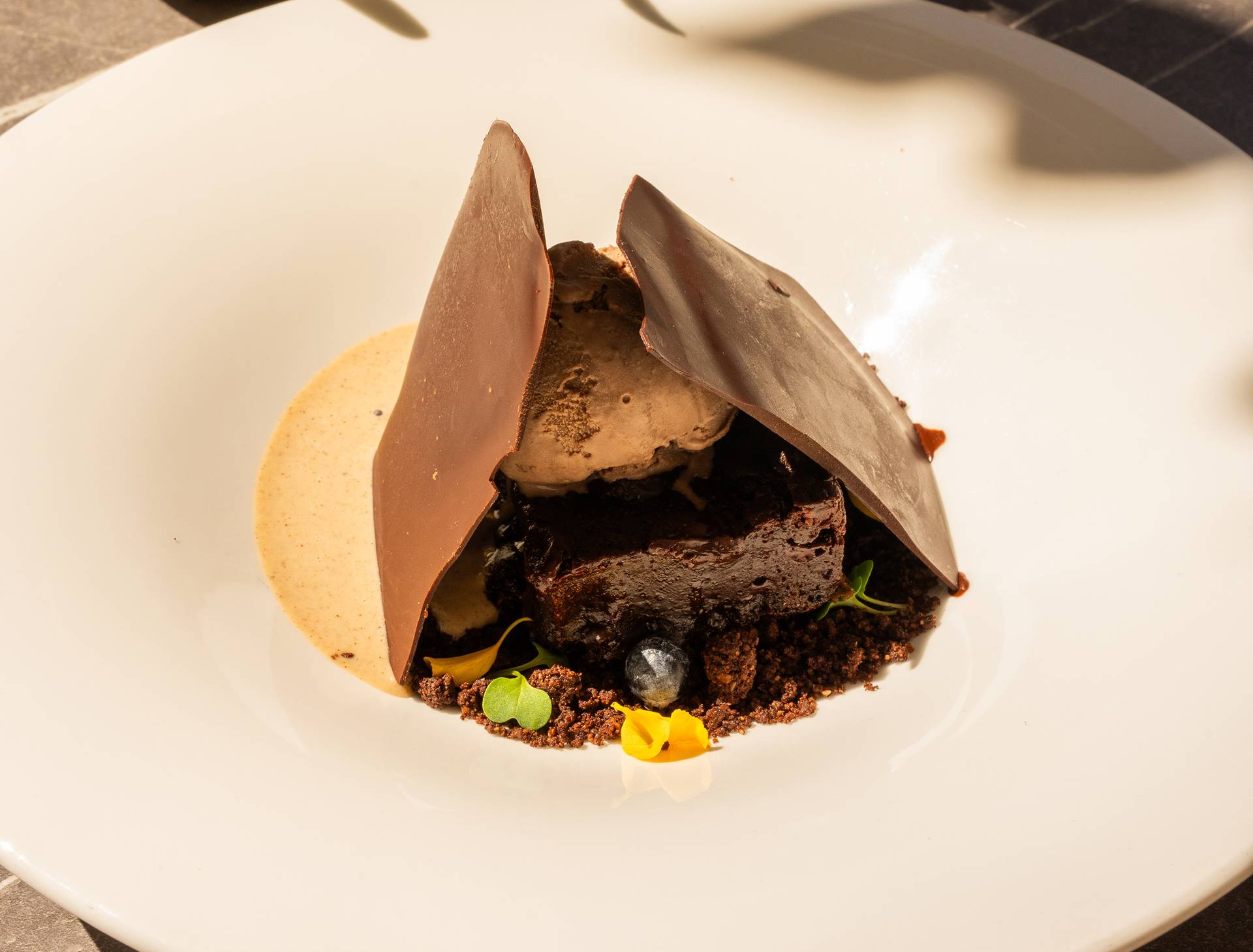 Cremoso de cacao en Bar Plaza