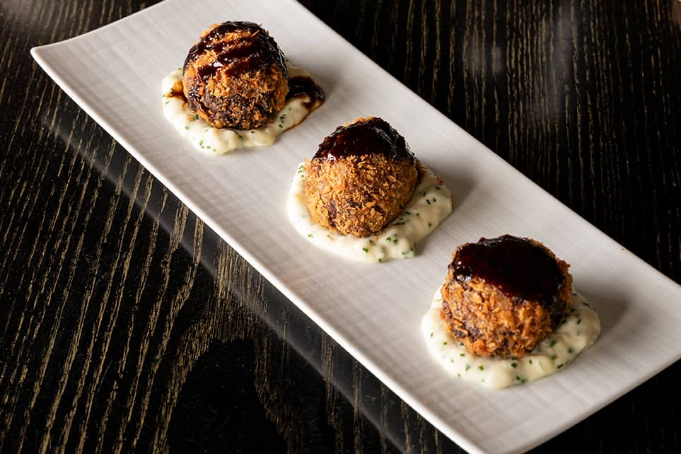 Croquetas del chef en el Restaurante Bar Plaza de Sevilla
