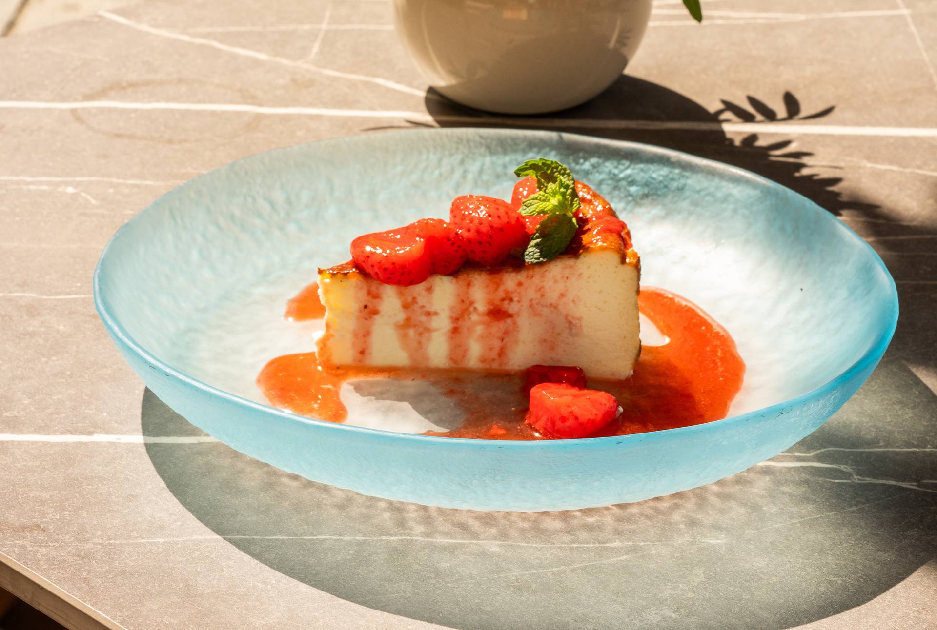 Tarta de queso en Bar Plaza