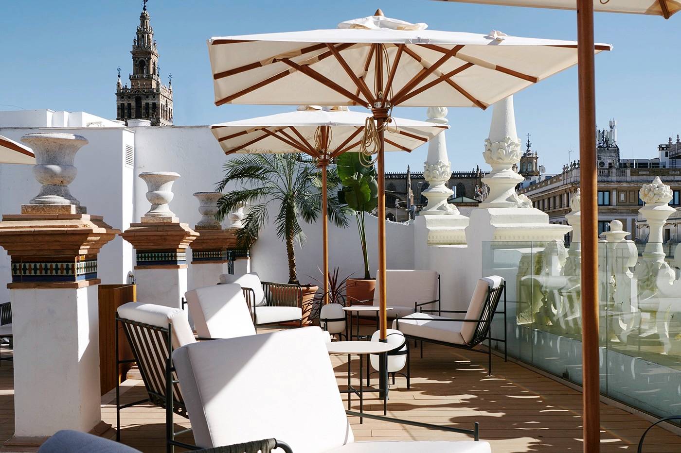 Terraza del Hotel Mercer Plaza Sevilla