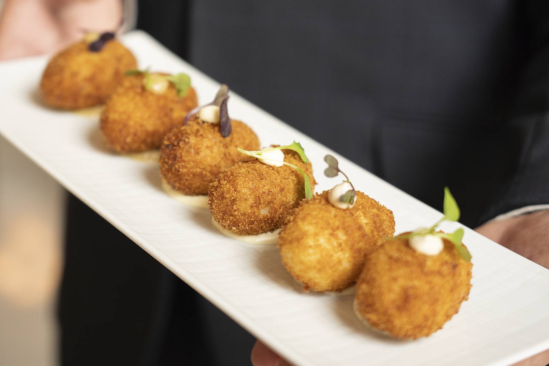 Croquetas caseras en el Restaurante Bar Plaza de Sevilla