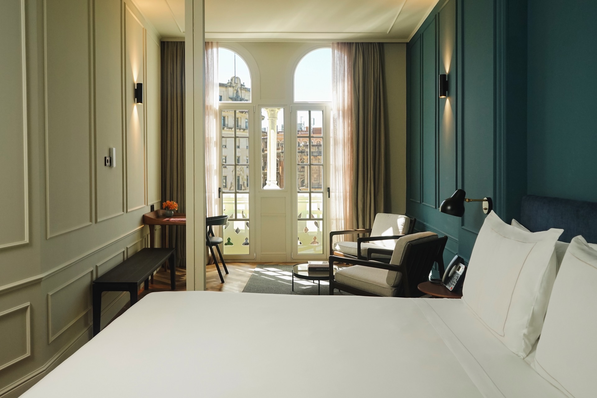 Habitación Premium Vistas en el Hotel Mercer Plaza Sevilla