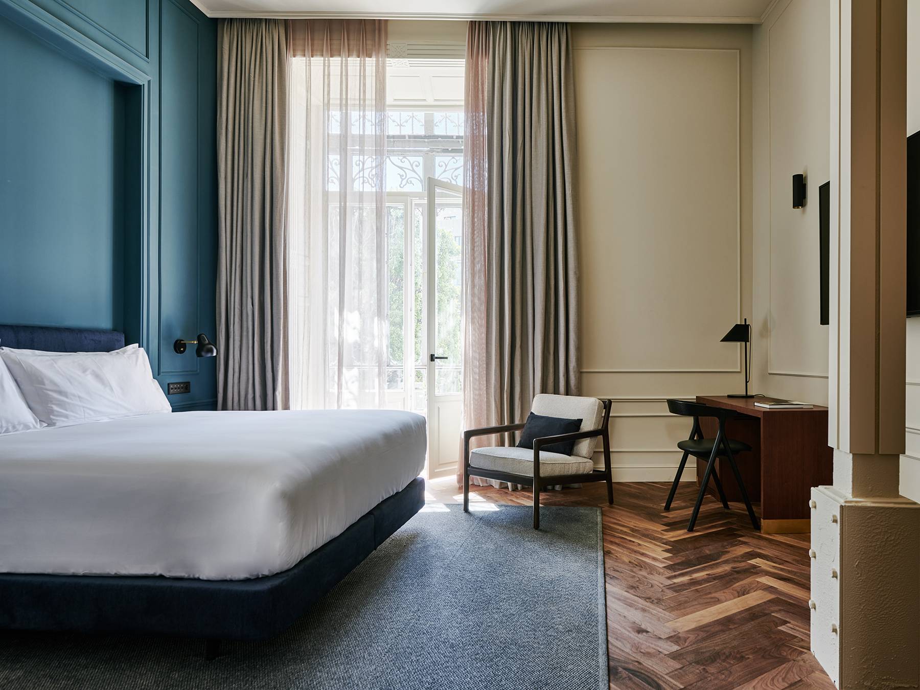 Habitación Premium Vistas en el Hotel Mercer Plaza Sevilla