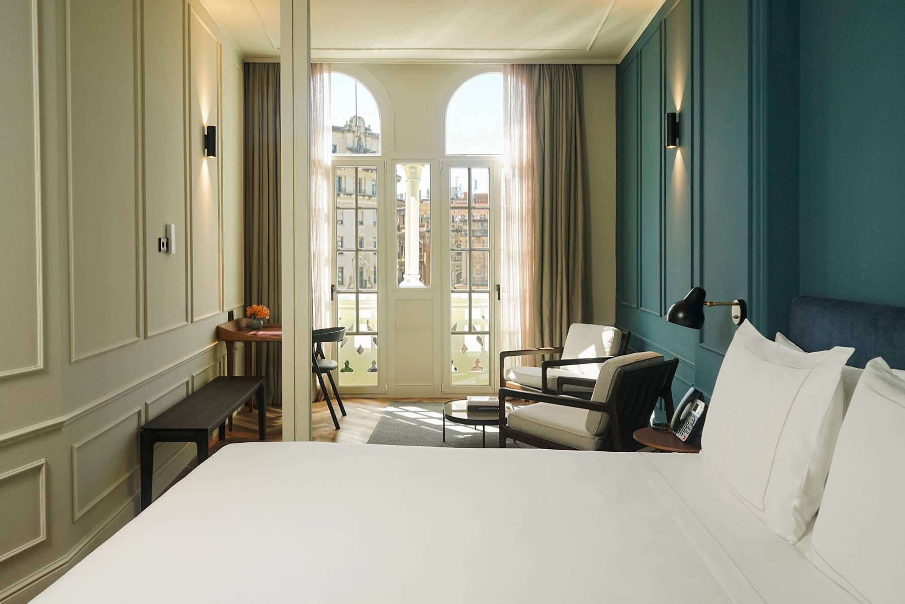 Habitación Premium Vistas en el Hotel Mercer Plaza Sevilla