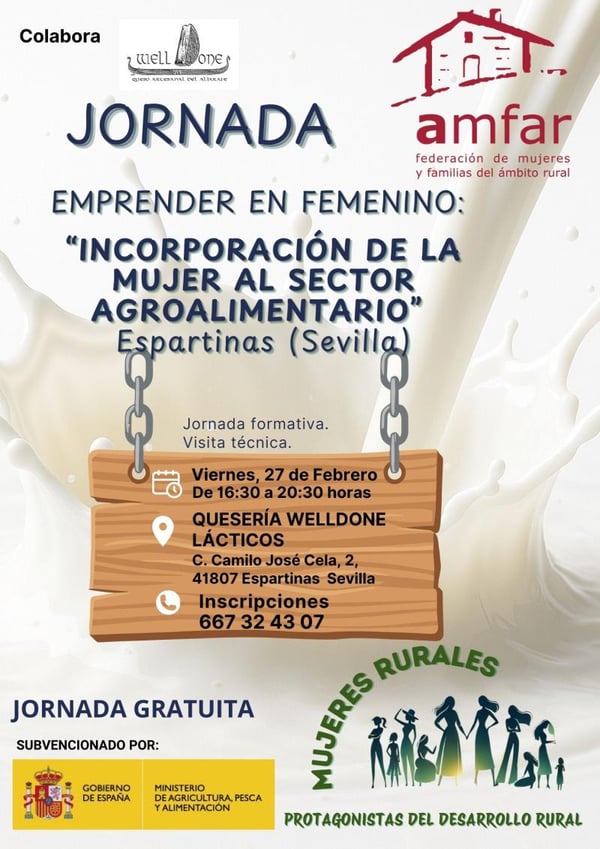 Conferencia AMFAR “EMPRENDIMIENTO FEMENINO: INCORPORACIÓN DE LA MUJER AL SECTOR AGROALIMENTARIO”