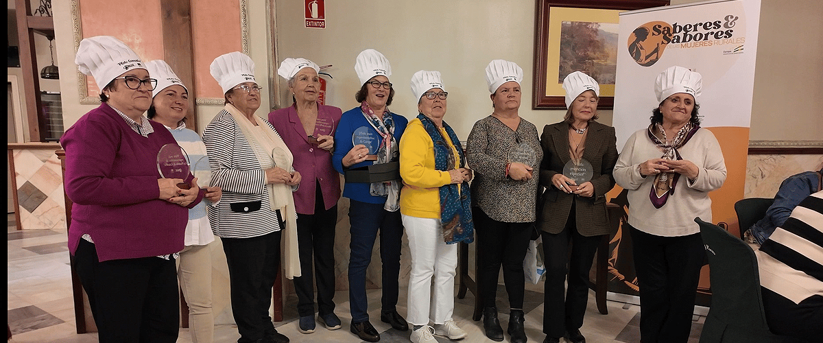 Ganadoras del Concurso Saberes y Sabores de la Mujeres Rurales de la Serranía Suroeste Sevillana