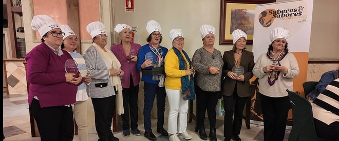 Ganadoras del Concurso Saberes y Sabores de la Mujeres Rurales de la Serranía Suroeste Sevillana