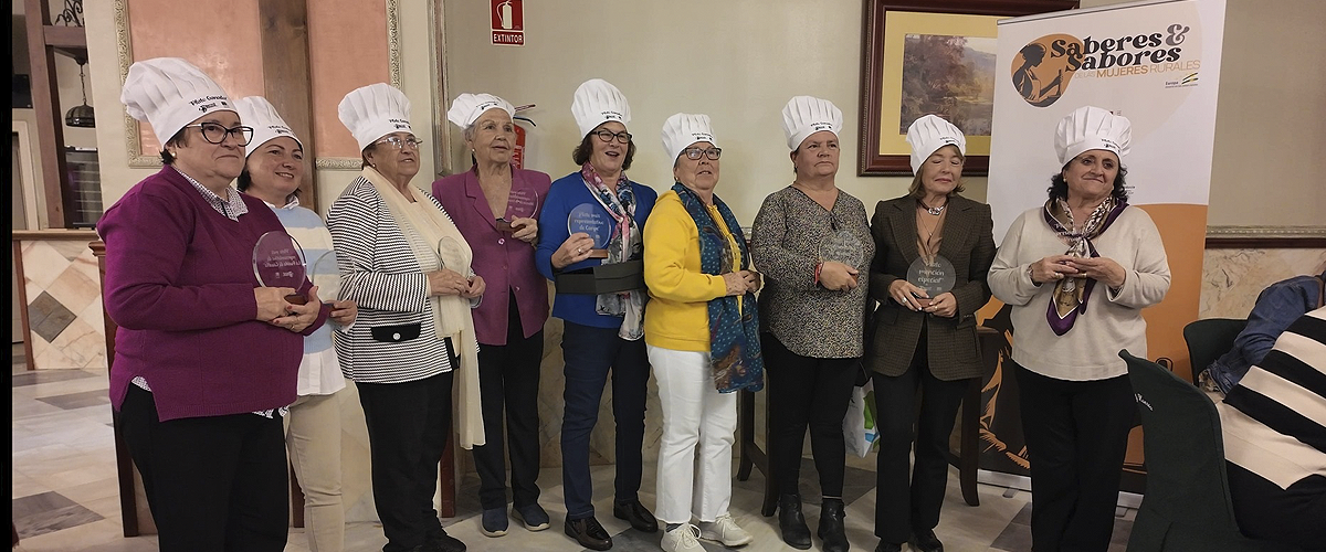 Ganadoras del Concurso Saberes y Sabores de la Mujeres Rurales de la Serranía Suroeste Sevillana