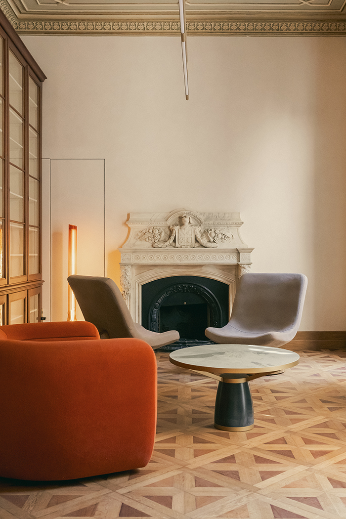 Sala Biblioteca de Mercer Residences Palau Moxó