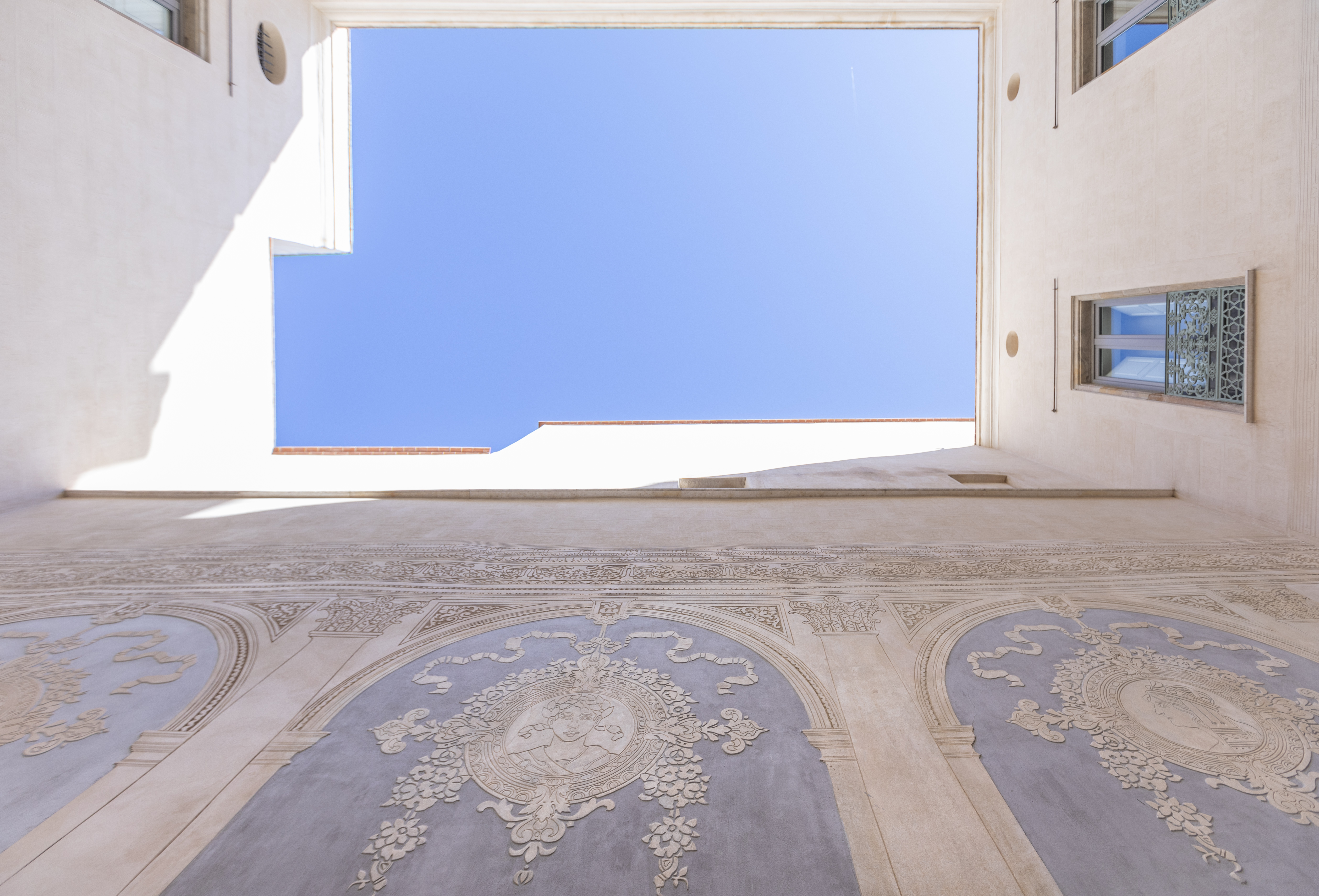 Patio italiano para eventos privados al aire libre en Mercer Residences Palau Moxó 