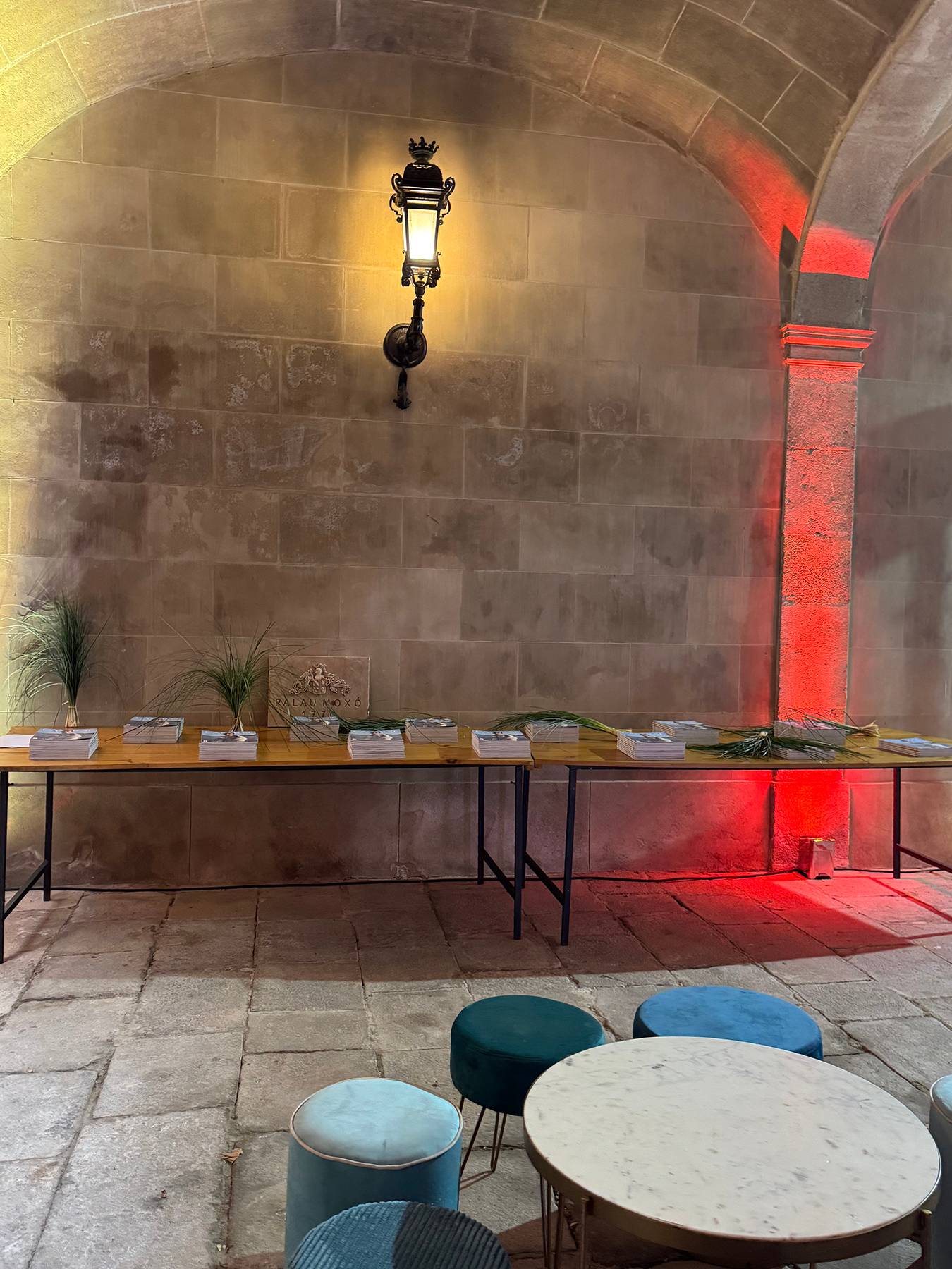 Patio de caballerizas en Mercer Palau Moxó - Evento privado