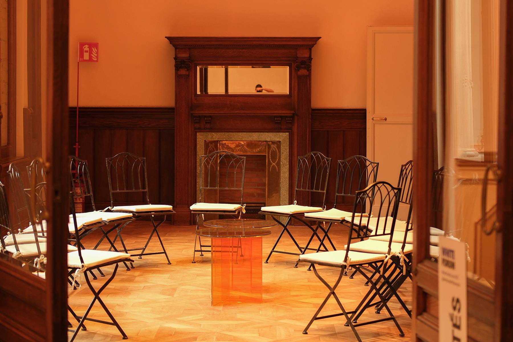 Salón Rocabertí en Mercer Residences Palau Moxó - Montaje evento privado