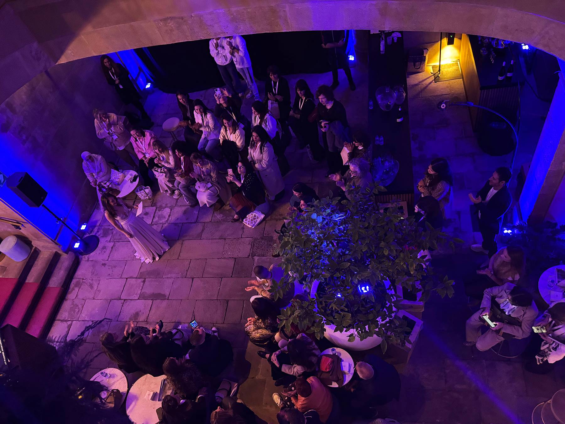 Patio de caballerizas en Mercer Palau Moxó - Evento privado