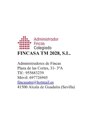 Fincasa T M 2028 S L