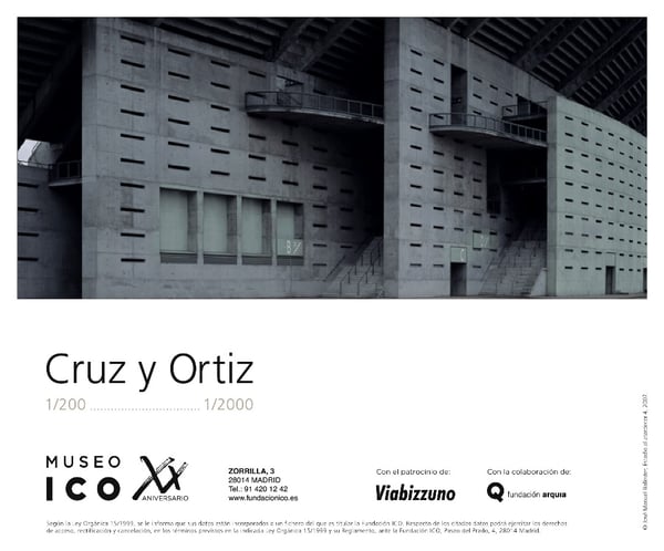 Inauguración de la exposición "Cruz y Ortiz 1/200 1/2000"