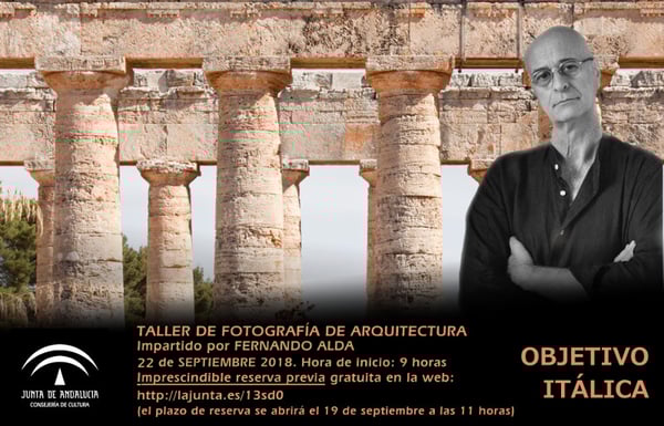 Nuevo Taller de Fotografía de Arquitectura Objetivo Itálica.