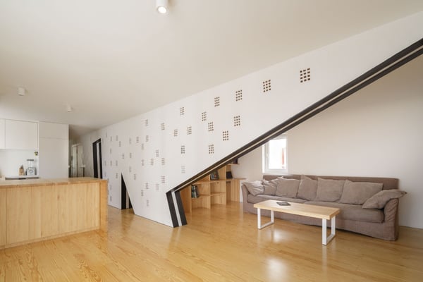 Muro con apartamento