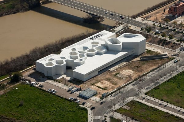 C4. Centro de Creación Contemporánea en Córdoba. Reportaje aéreo