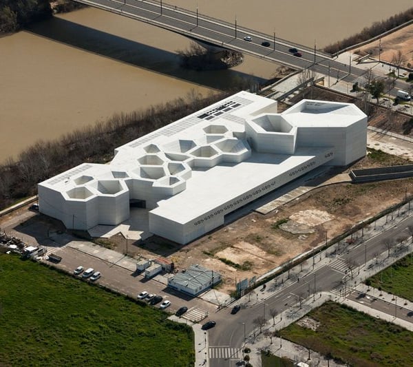 C4. Centro de Creación Contemporánea en Córdoba. Reportaje aéreo