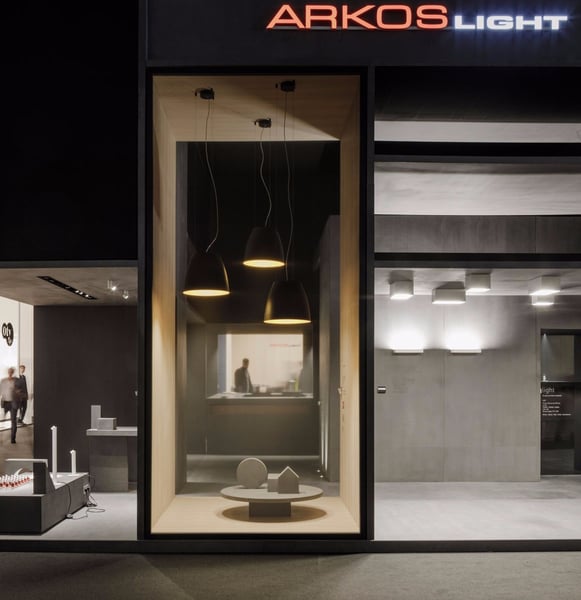 ARKOS LIGHT stand at Salone Internazionale del Mobile 2017 in Milano