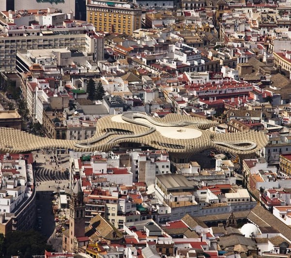 Metropol Parasol. Aerial Views