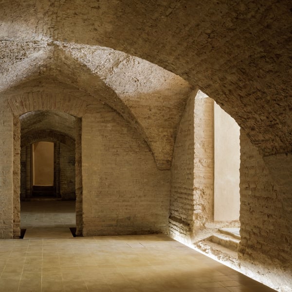 Intervención en los sótanos del Palacio Mudéjar del Real Alcázar de Sevilla