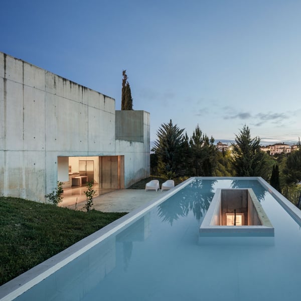 House on a hillside
