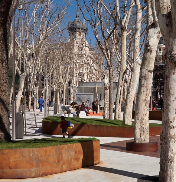 Santa Barbara Square. Madrid