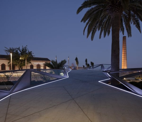 Pasarela en Motril. Proyecto de mejora del entorno urbano La Alcochera.