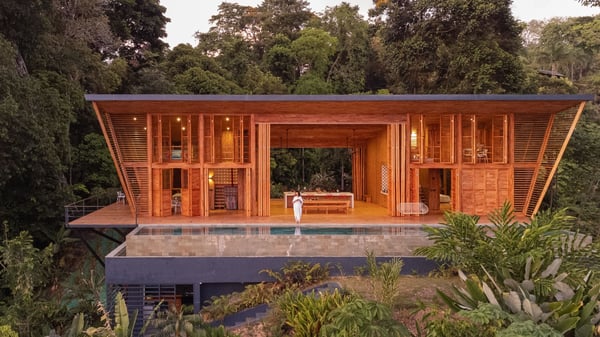 Casa sin Huella en Madera