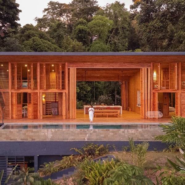 No Footprint Wood House