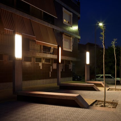 Public Square in Camas. Seville